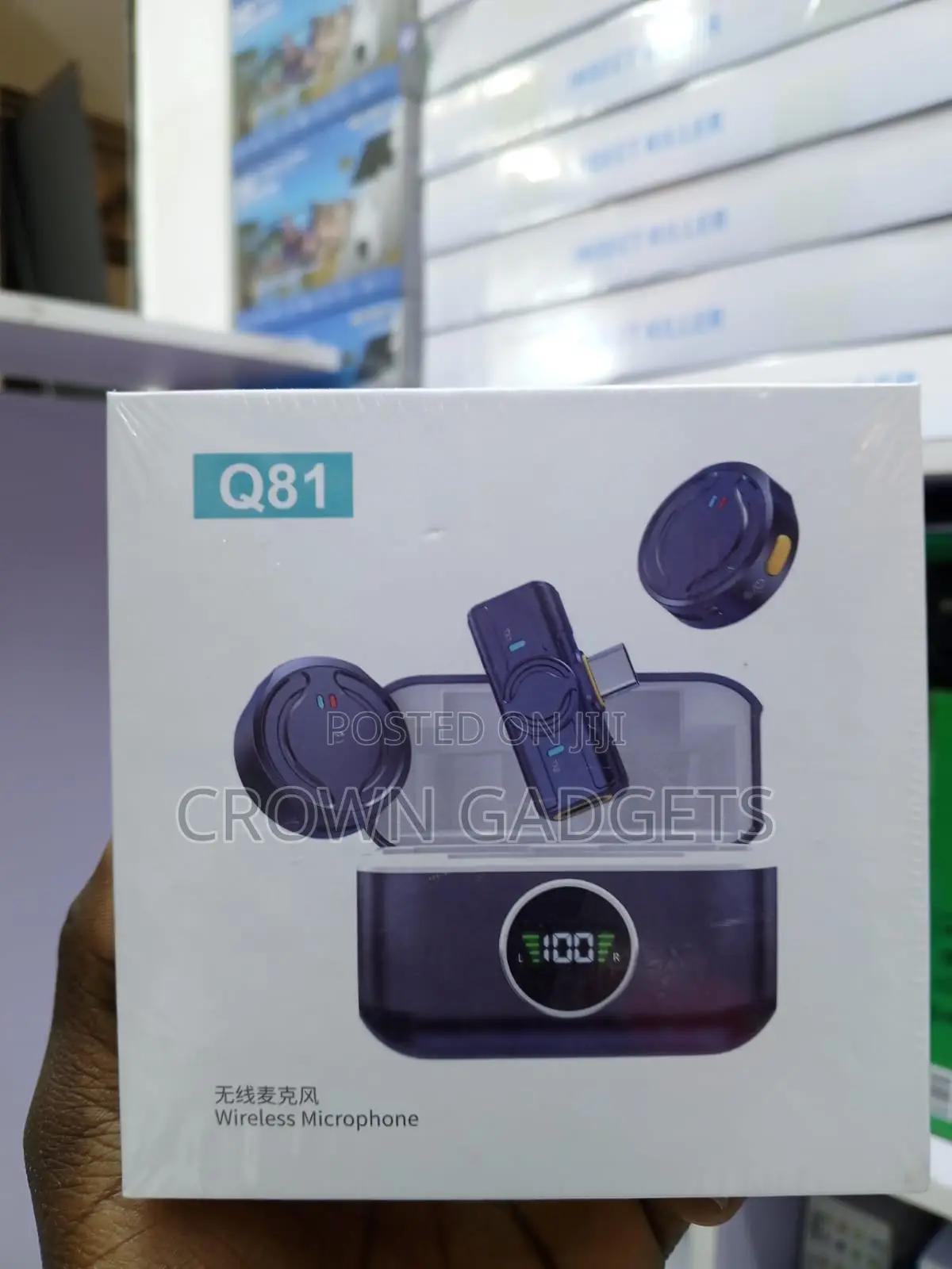 Q81 Plug Play Wireless Microphone for Vlogging Recording