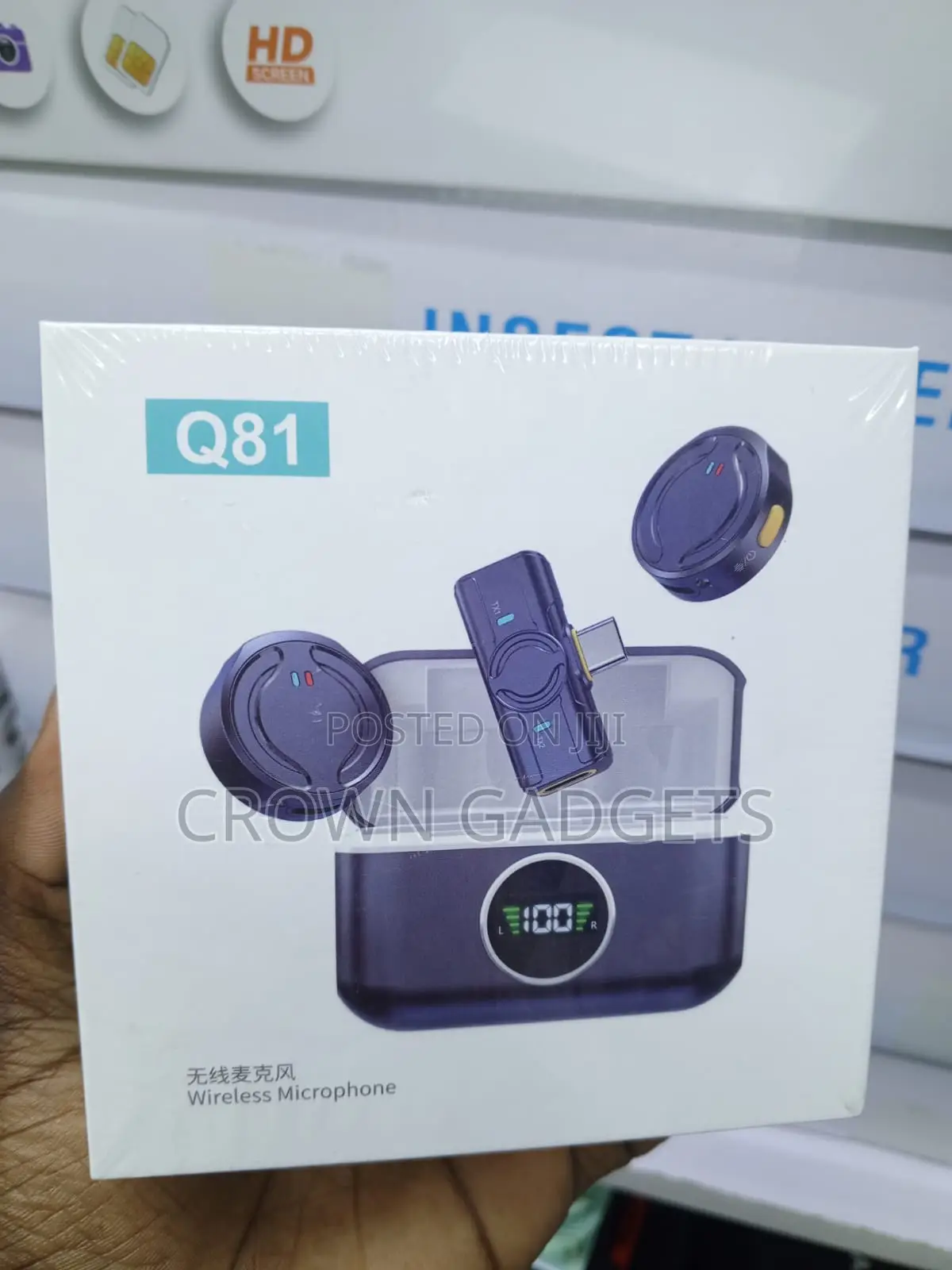 Q81 Plug Play Wireless Microphone for Vlogging Recording