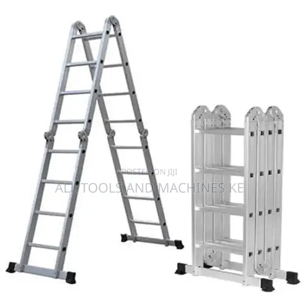 Aluminium Folding Ladder 4′ – 4-Fold Premium Ultimate Heavy-Duty