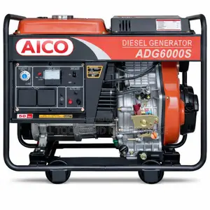 Heavy-Duty AICO Diesel Generator 8KVA – Reliable Backup Power Solution