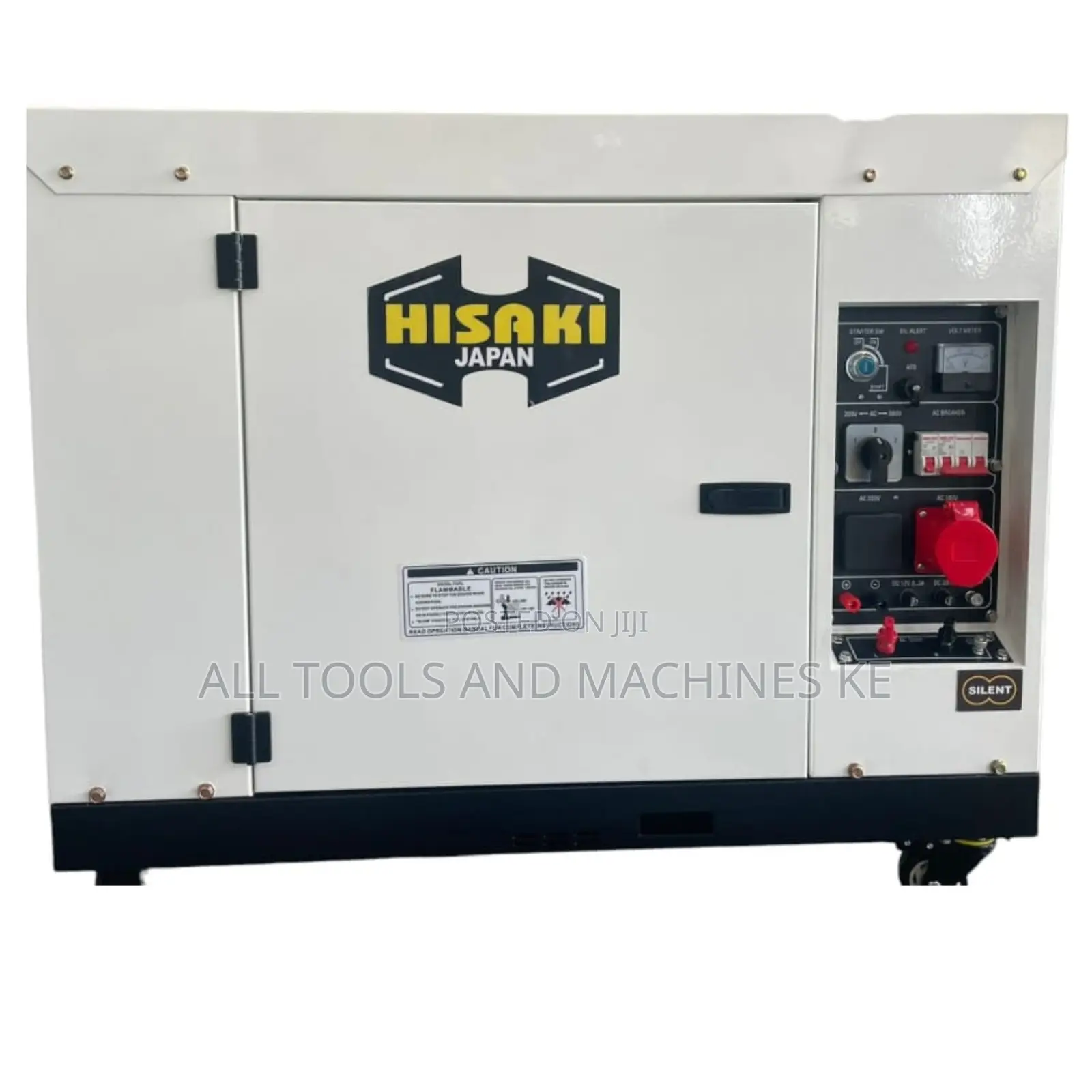 Powerful Hisaki 13.75KVA Silent Diesel Generator With ATS