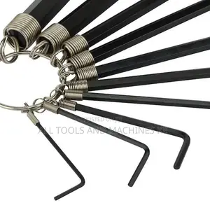 STANLEY 10PC Hex Key Ring Set 1.5–10MM Durable and Convenient Cr-V