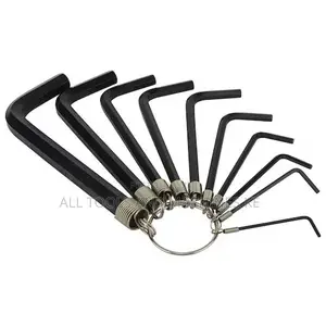 STANLEY 10PC Hex Key Ring Set 1.5–10MM Durable and Convenient Cr-V