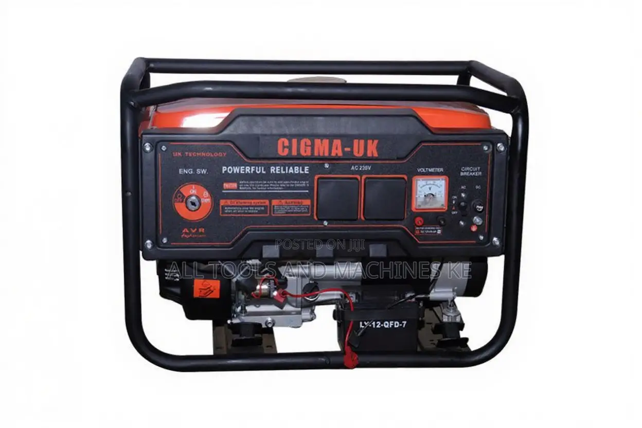 CIGMA UK 8000AE2 Gasoline Generator – 6.5KW Reliable Power Solution
