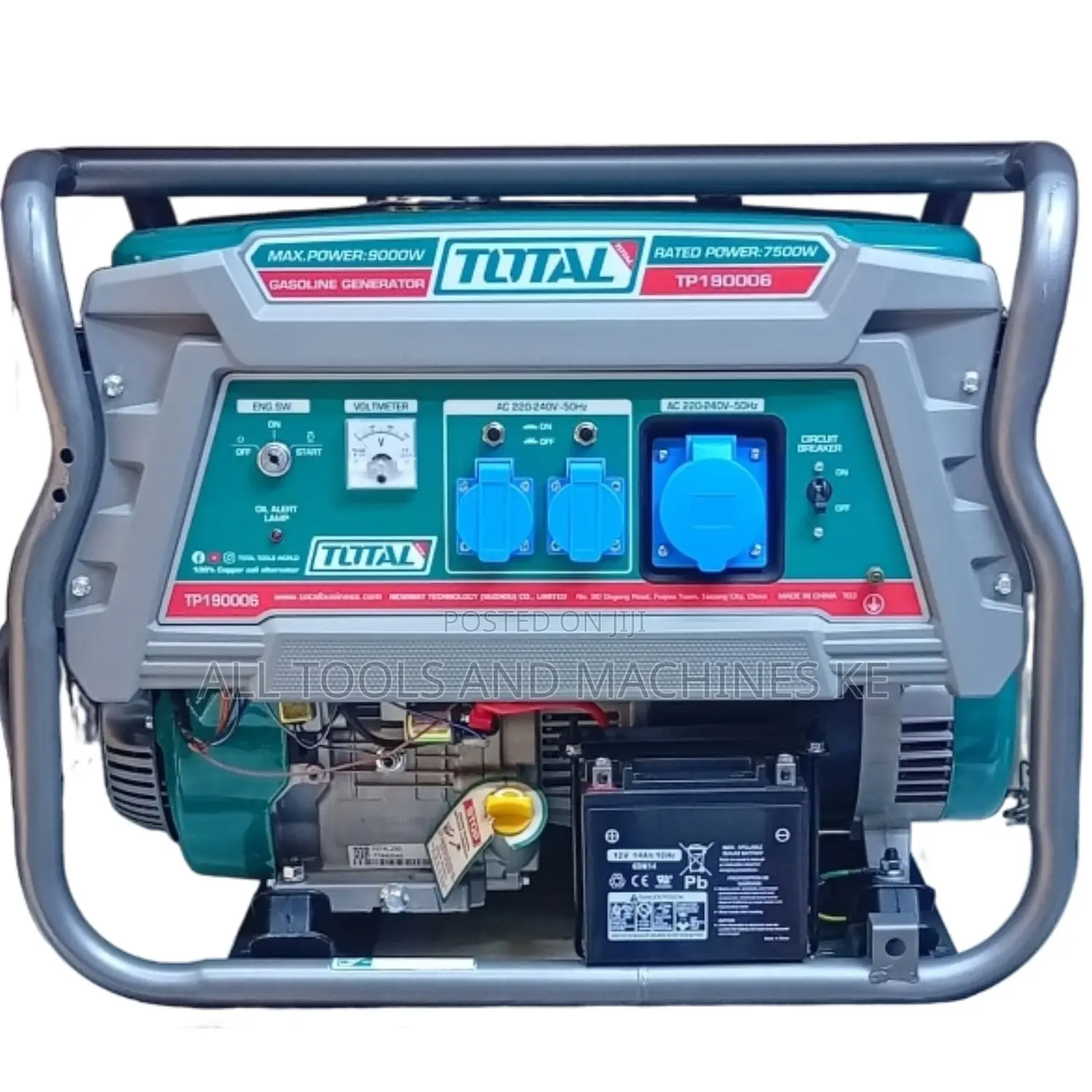 Total Gasoline Generator TP190006 9.0KW Heavy Duty Power Solution