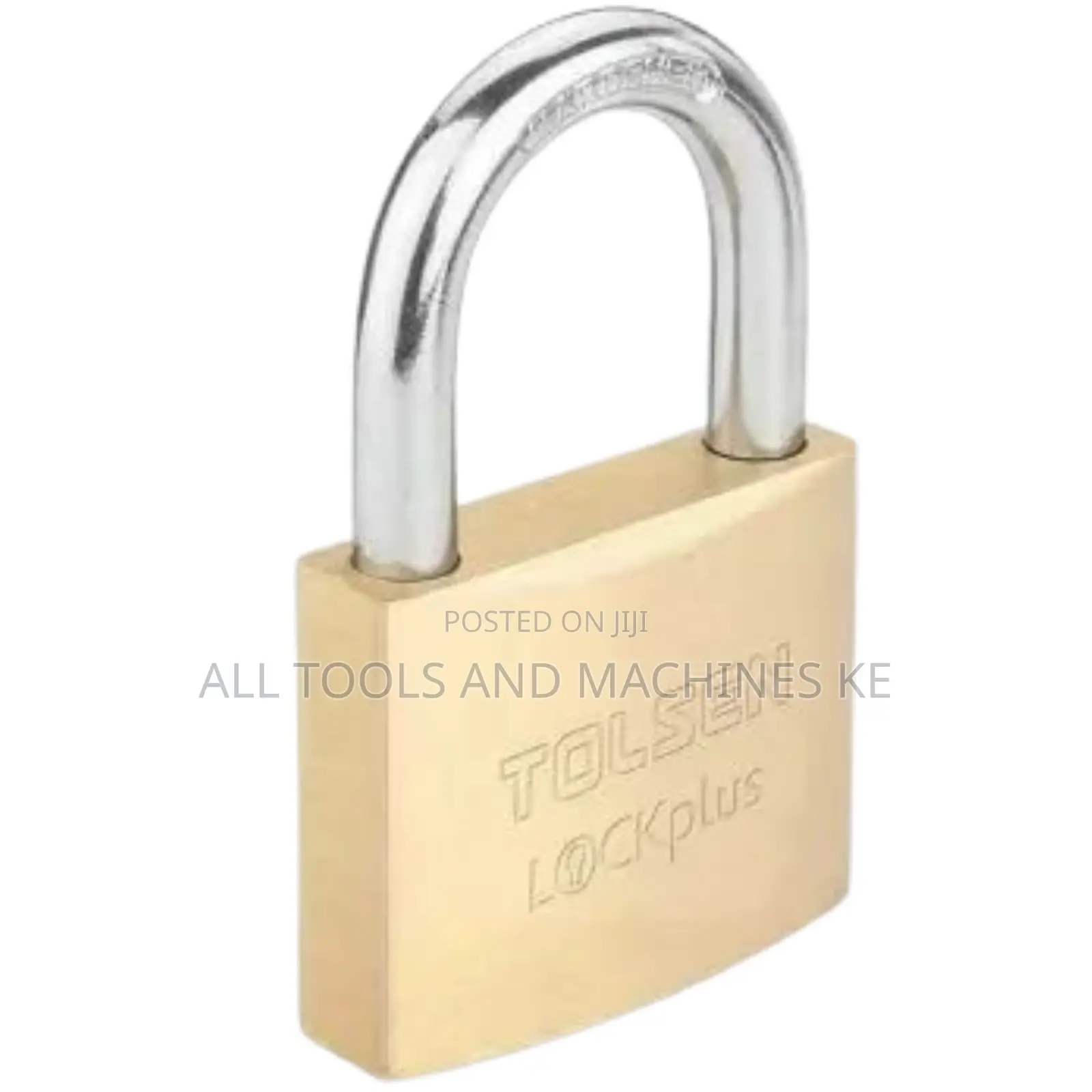 TOLSEN Industrial Brass Padlock – Heavy-Duty Security Lock for Maximum