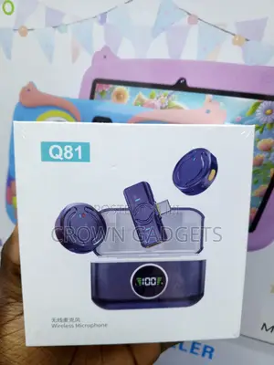 Q81 Wireless Microphone for iPhone Android With Charging Case