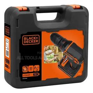 BLACK+DECKER 18V Drill Driver Kit powerful Reliable 400mA Charger Kit