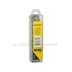 STANLEY 13MM HSS Metal Drill Bits Pack of 5 Reliable High Precision
