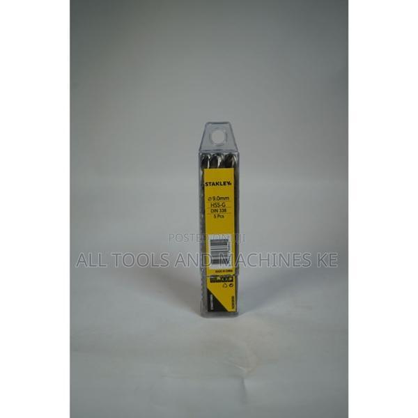 STANLEY 9MM HSS Metal Drill Bits Pack of 5 Professional High Precision