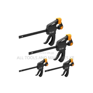 TOLSEN 4PCS Quick Ratchet Bar Clamp Set Powerful Easy Grip Tool