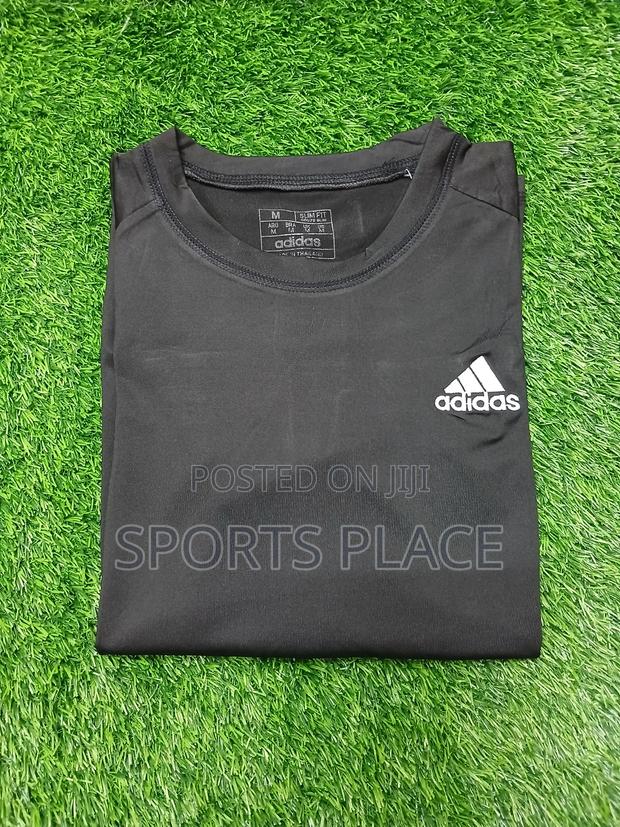 Black Compression Stretcher Shirt - thumbnail 2