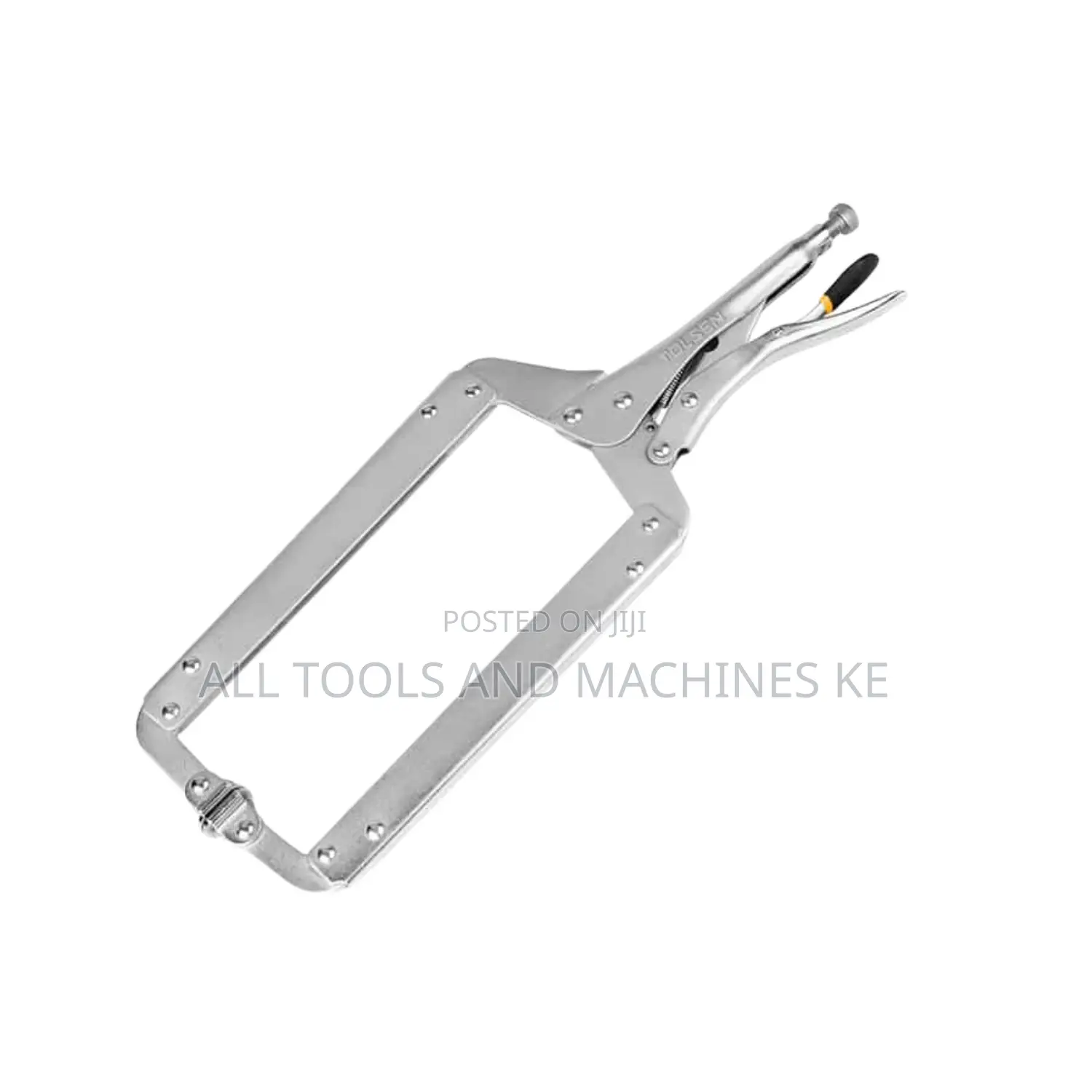 TOLSEN Locking Clamp with Swivel Pads 440mm Powerful Industrial