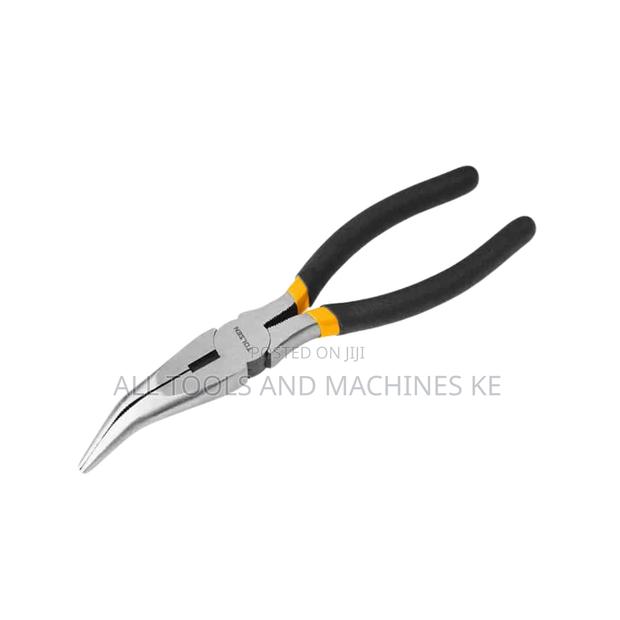 Ultimate Heavy Duty TOLSEN Bent Nose Pliers 160mm Precision Tool