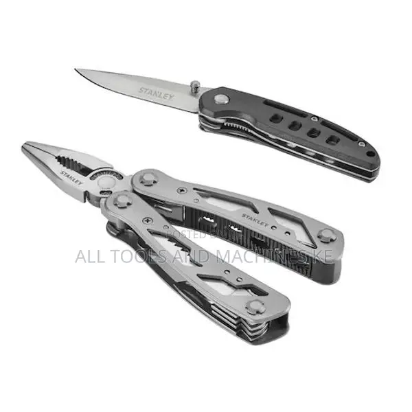 Stanley 2 Pack Multi Tool and Pocket Knife Combo Ultimate Durable