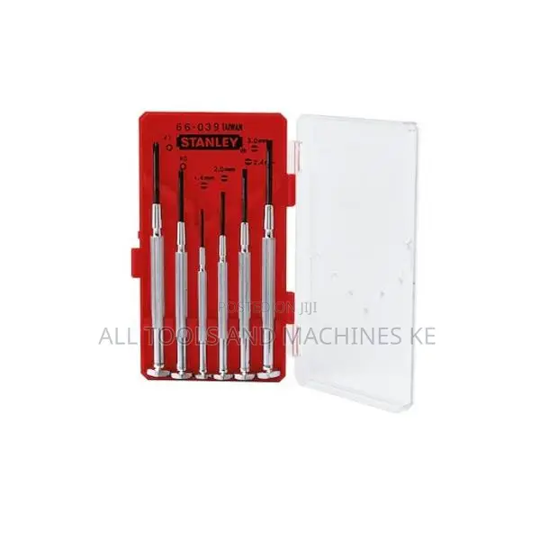 Stanley 6PC Precision Screwdriver Set Durable Accurate Professional