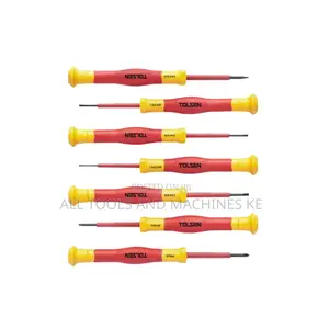 TOLSEN Premium 7PCS Insulated Precision Screwdriver Set Durable Safe