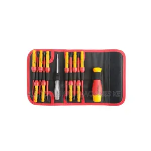 TOLSEN Premium 12PCS Insulated Changeable Screwdriver Set Durable Safe