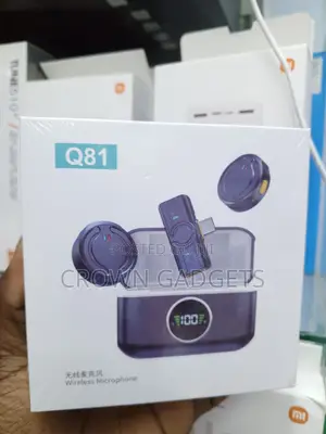Q81 Magnetic Wireless Lapel Microphone for Vlogging YouTube