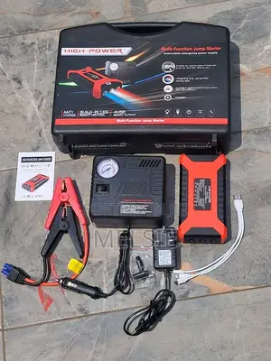Car Jump Starter 12V With Air Compressor Tyre Inflator