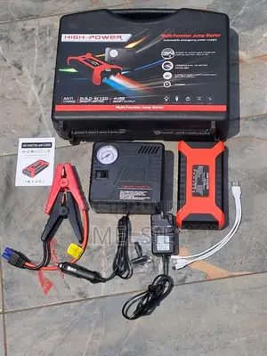 Car Jump Starter 12V With Air Compressor Tyre Inflator