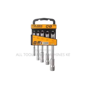 Powerful TOLSEN L Type Wrench Set 5PCS Cr-V 8-17mm Heavy Duty Tool