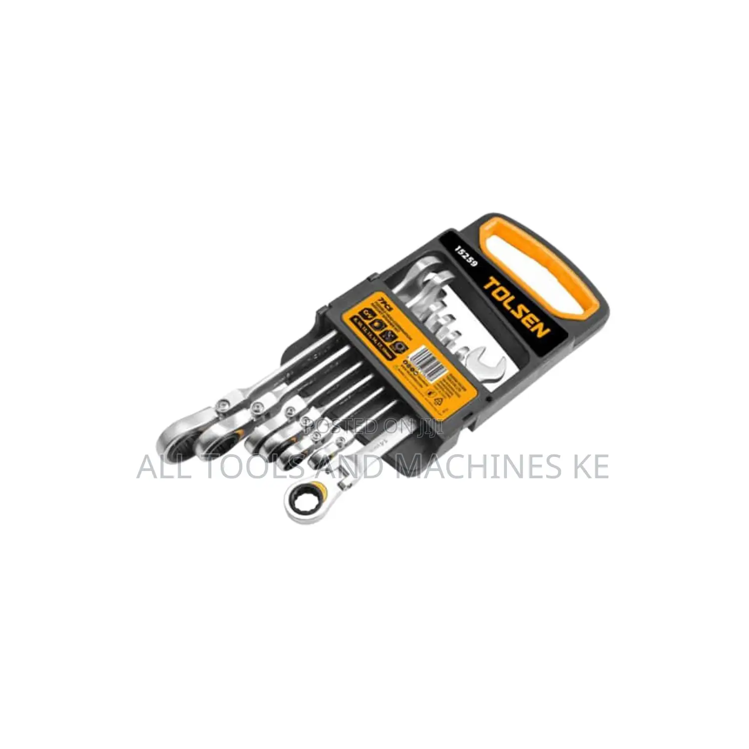 Ultimate TOLSEN 7PCS Fixed Head Combination Ratchet Spanner Set