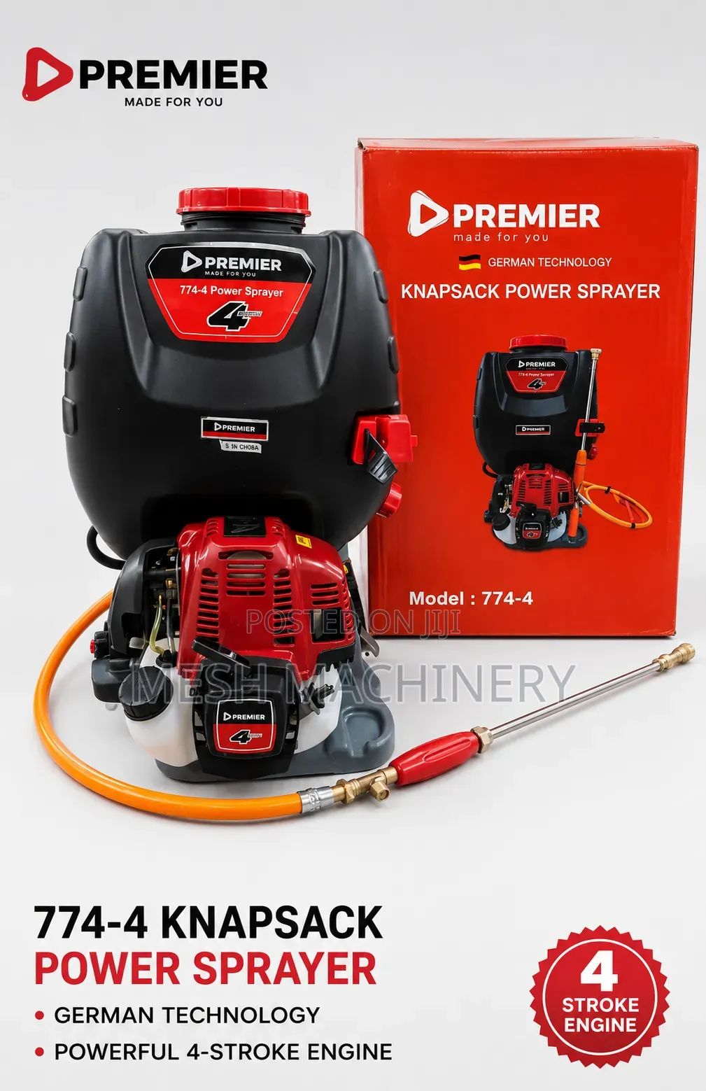 Premier 774-4 Knapsack Power Sprayer
