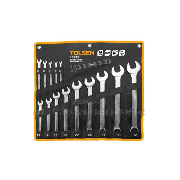 Ultimate TOLSEN Industrial 14PCS Combination Spanner Set 6–32mm
