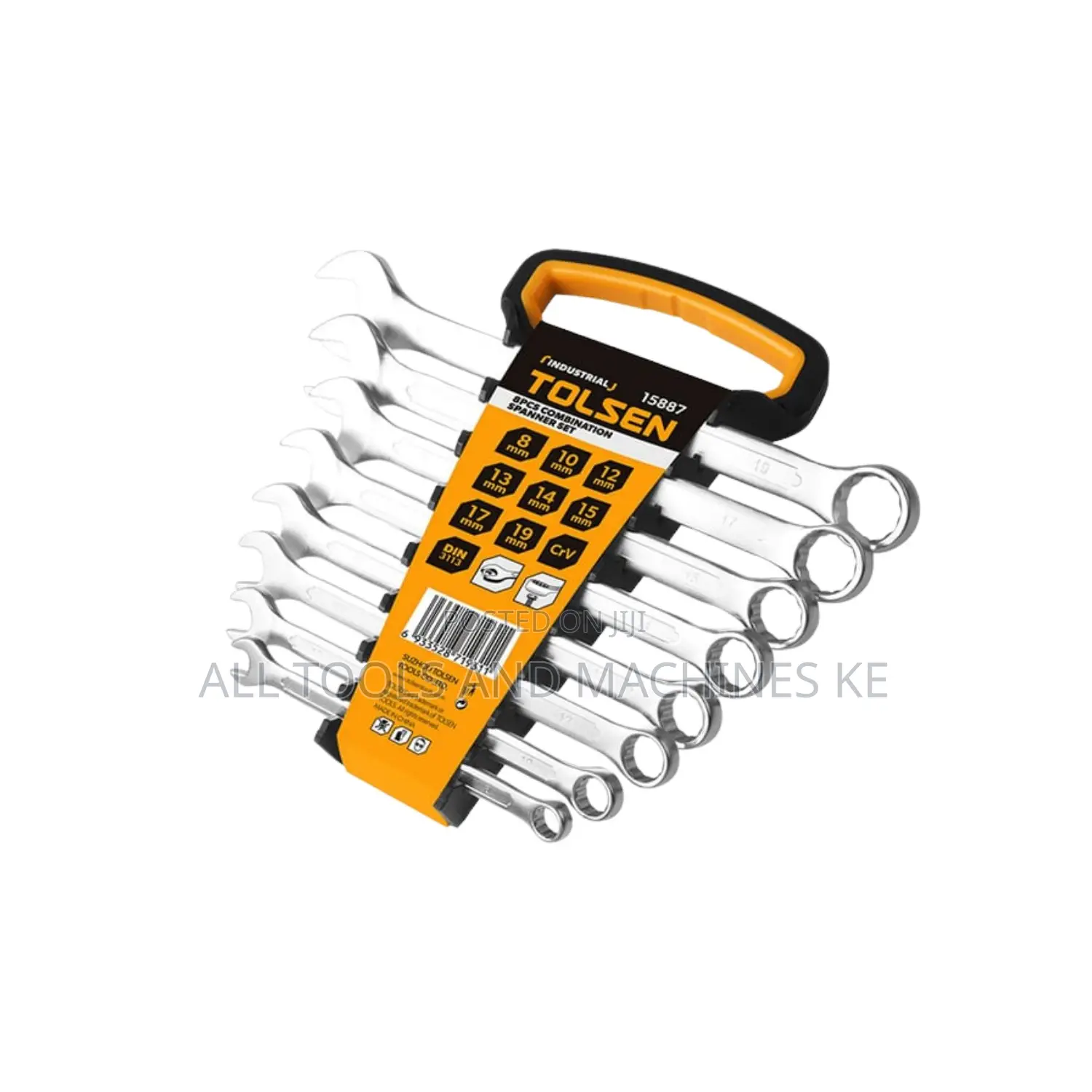 Ultimate TOLSEN Industrial 8PCS Combination Spanner Set