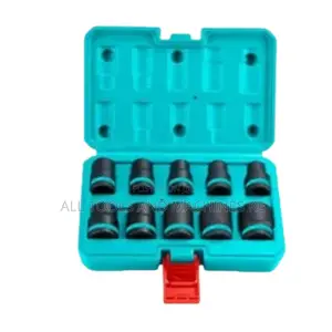 Total 10PCS 1/2 Inch Impact Socket Set THISTD12101