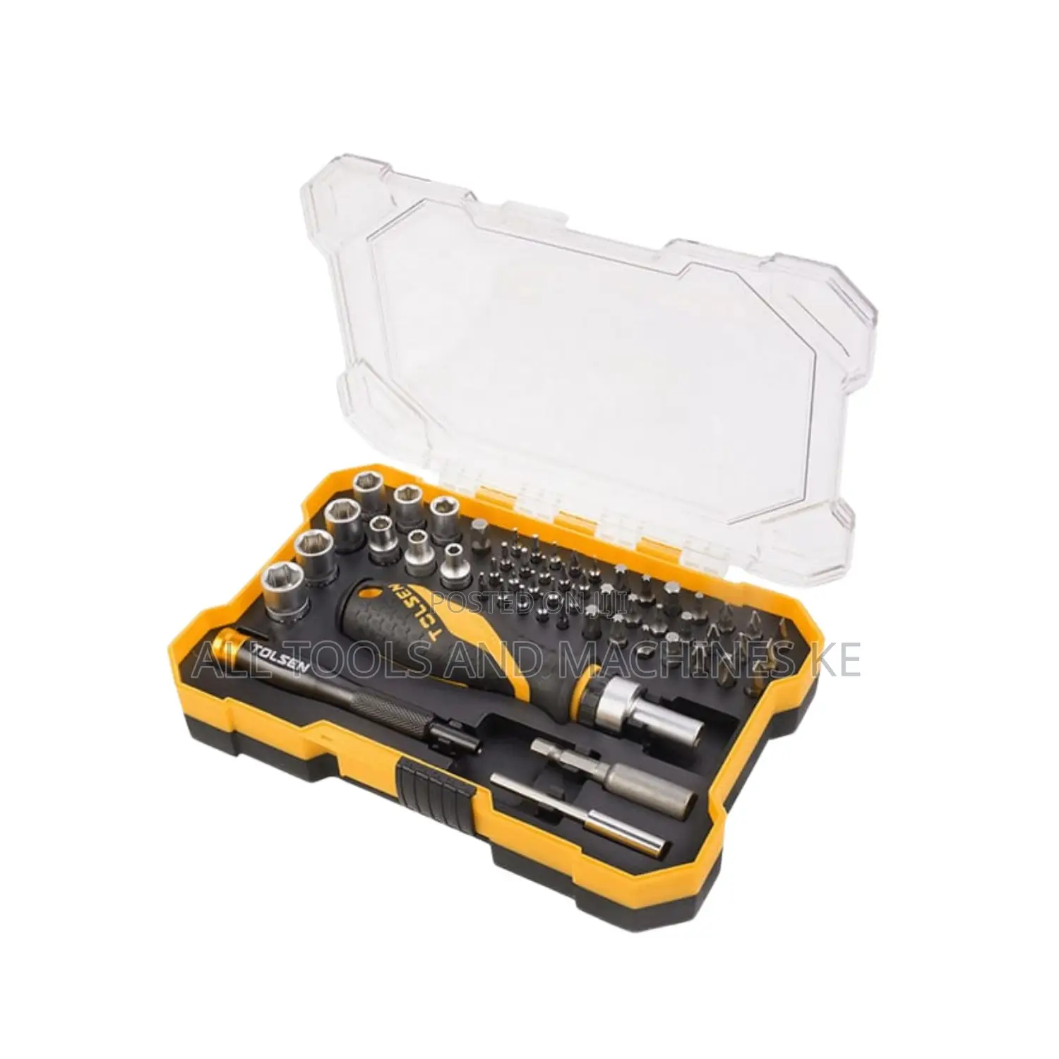 Ultimate TOLSEN 56PCS BIT & SOCKET SET – Premium Professional Tool Kit