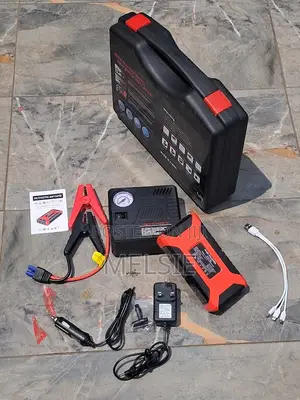 Car Jump Starter With Air Compressor – Portable Car Battery Booster