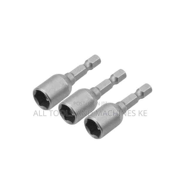 Tolsen 3 Piece Magnetic Nut Socket Set Durable Industrial Quick