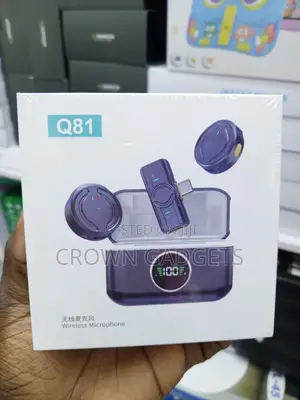 Q81 Plug Play Wireless Mic for Phone Video Recording