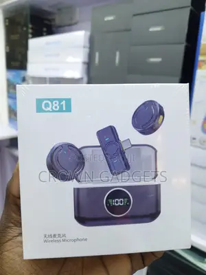 Q81 Plug Play Wireless Mic for Phone Video Recording