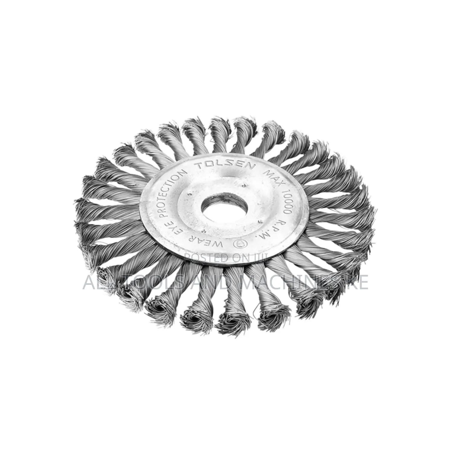 TOLSEN Circular Grinding Wire Brush – Powerful Metal Surface Cleaning