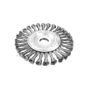 TOLSEN Circular Grinding Wire Brush – Powerful Metal Surface Cleaning