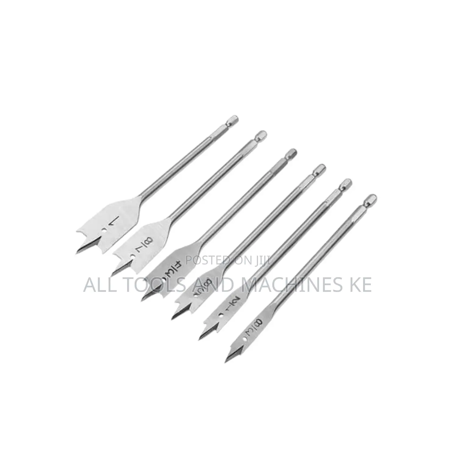 Premium TOLSEN 6PCS FLAT WOOD BITS SET 10mm – 25mm