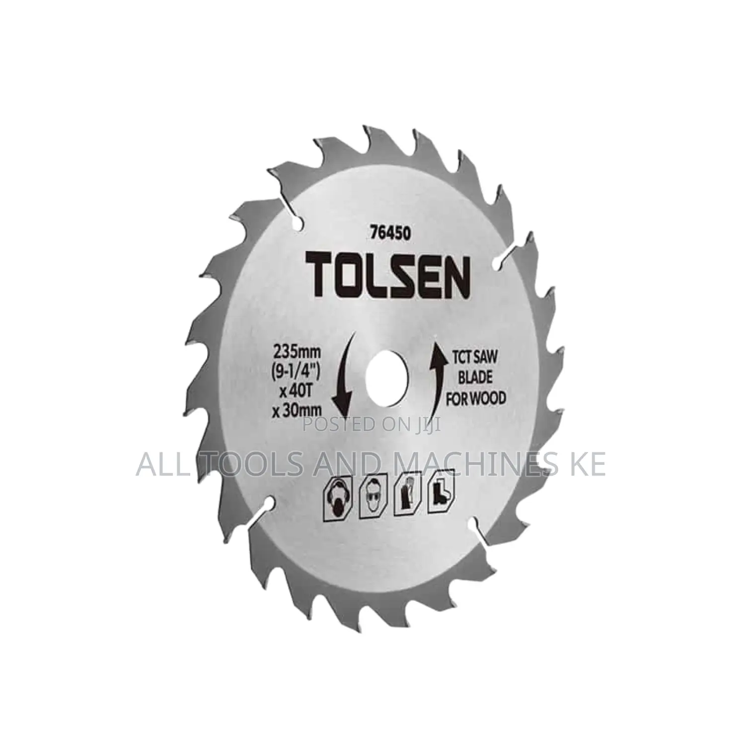 TOLSEN TCT Saw Blade 305mm x 80T x 30mm – Powerful Heavy-Duty Cutting