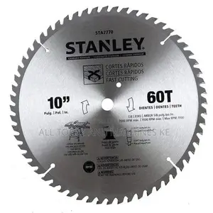 STANLEY 10 INCH 60T SAW BLADE Reliable Precision Durable Tool