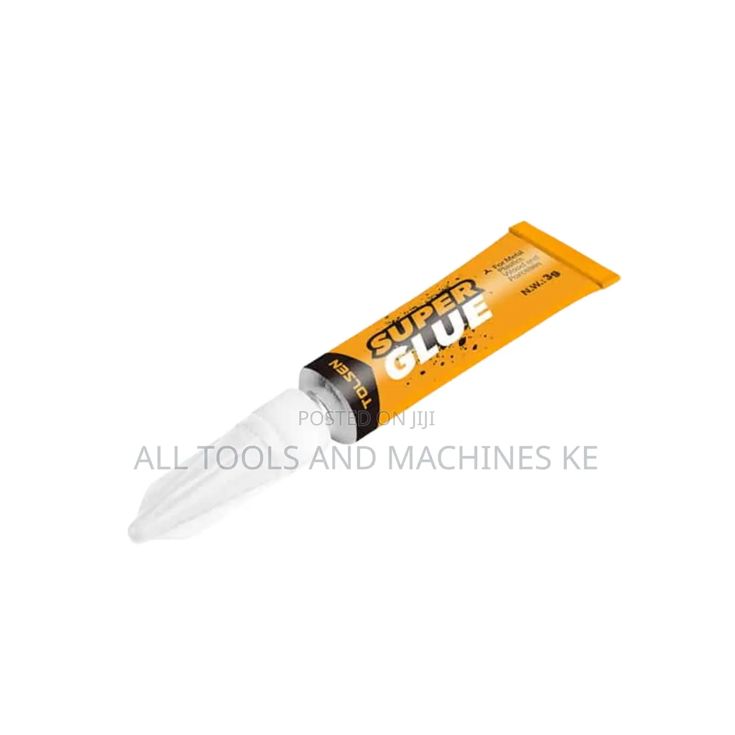 TOLSEN Super Glue 12 Pcs Card Fast Bonding Adhesive for Plastics