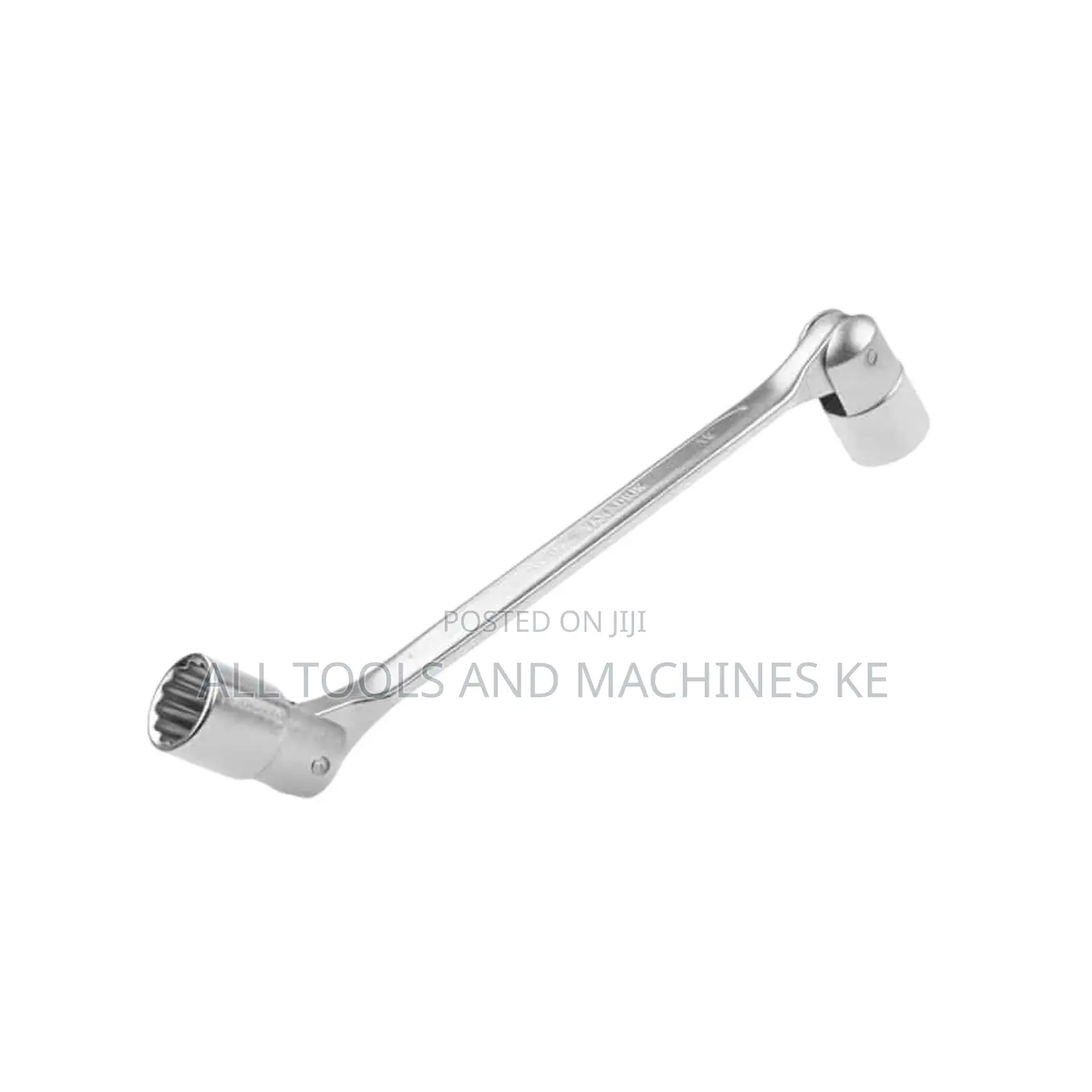 Heavy-Duty TOLSEN Double End Swivel Head Socket Wrench 17x19mm