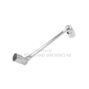 Heavy-Duty TOLSEN Double End Swivel Head Socket Wrench 17x19mm