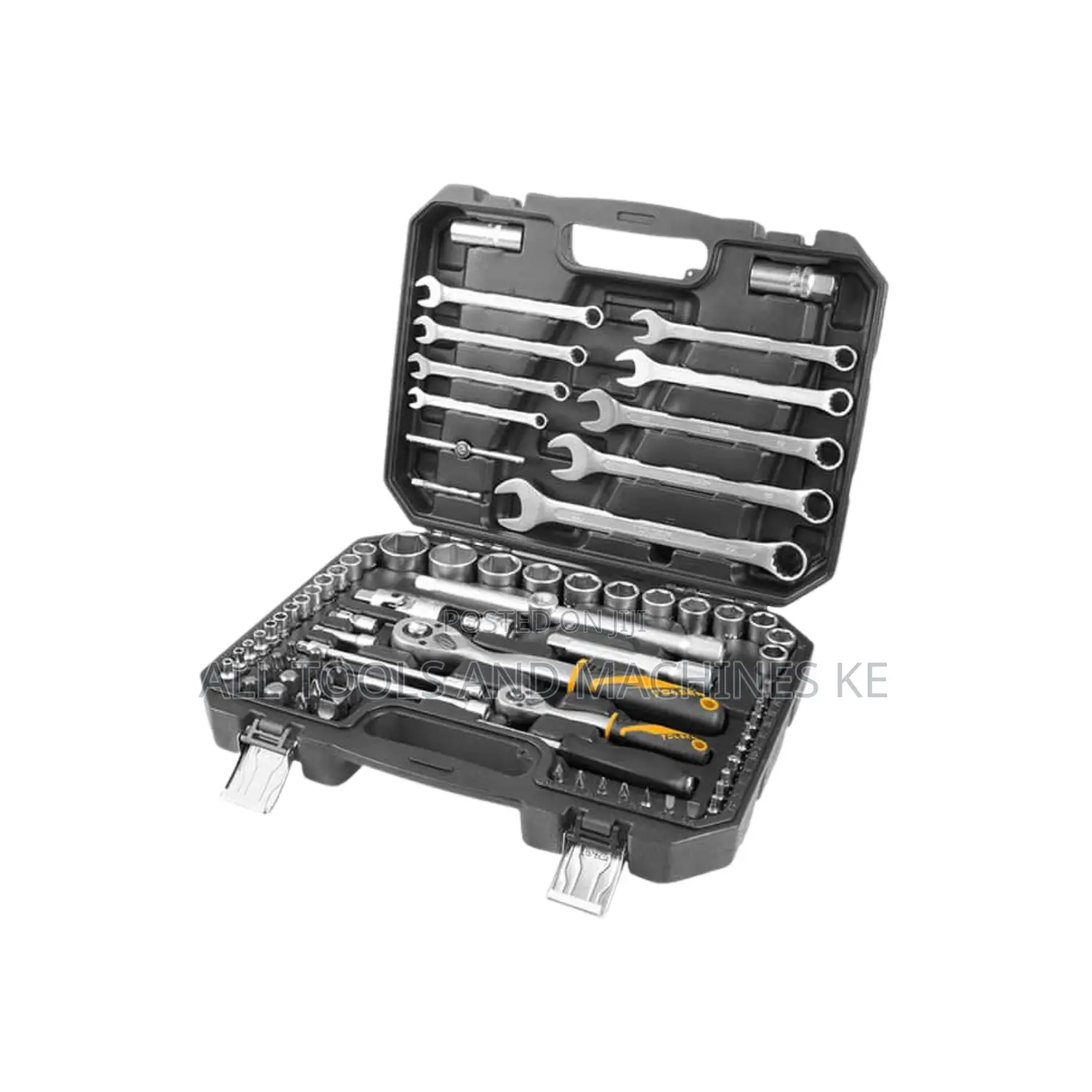 TOLSEN 82PCS 1/2 + 1/4 inch Socket Set