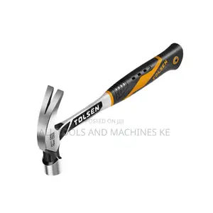 TOLSEN Professional One Piece Forged Claw Hammer 16oz Heavy Duty Tool