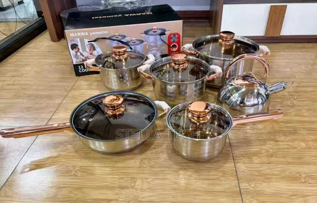 12 Pieces Engelberg Stainless Cookware Set