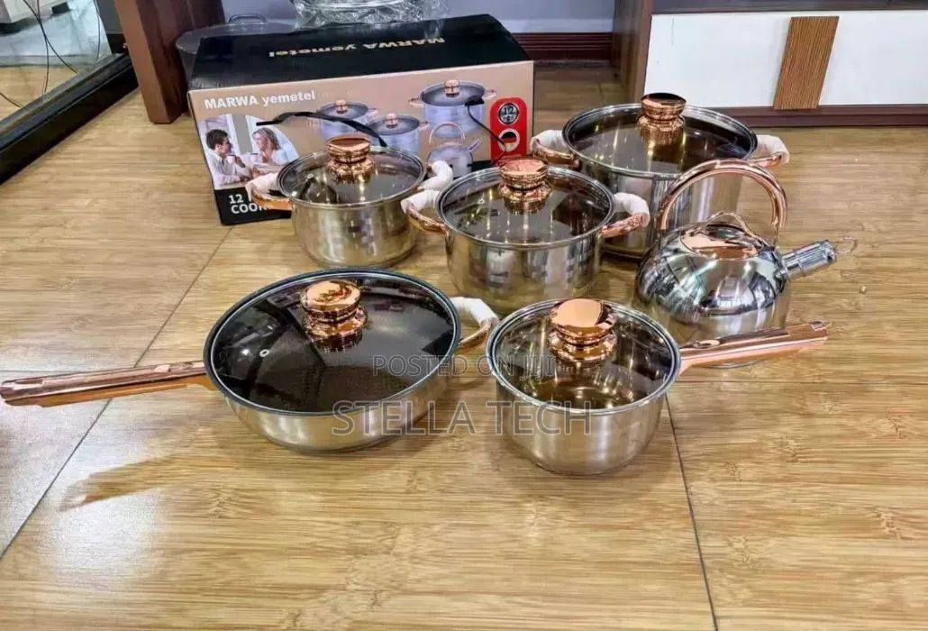12 Pieces Engelberg Stainless Cookware Set
