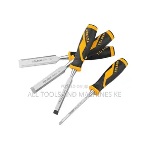 TOLSEN Industrial 4PCS Chisel Set 6mm 13mm 19mm 25mm Professional CrV