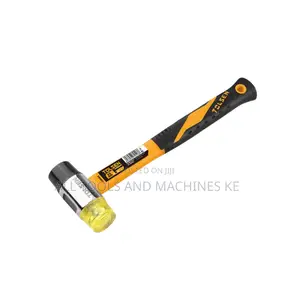 TOLSEN Two Way Mallet 35MM Ultimate Durable PVC Head Fiberglass Handle